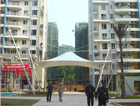 地下車(chē)庫(kù)出入口膜結(jié)構(gòu)